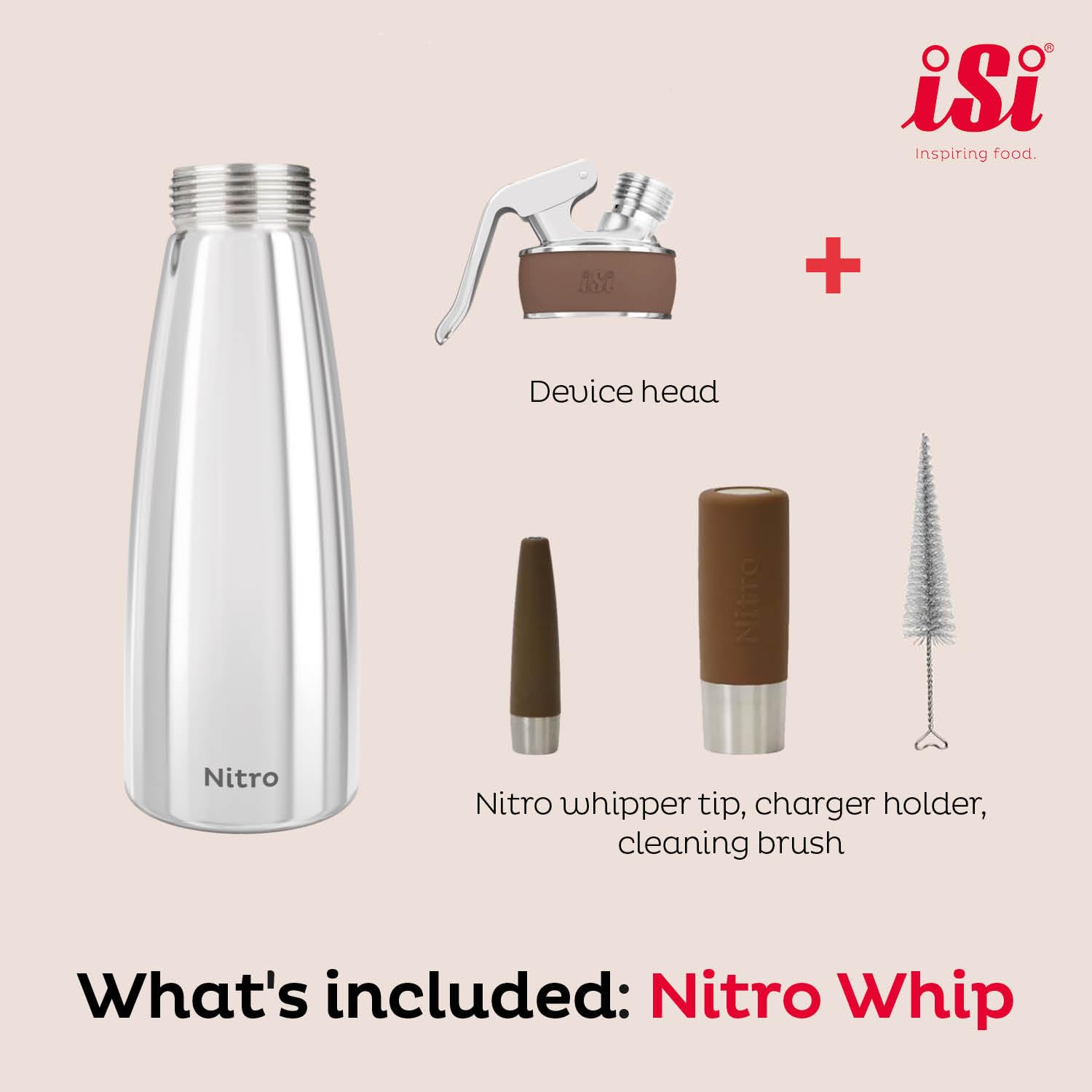 Amazon.com: iSi North America Nitro Whip, 1Qt - Create Smooth